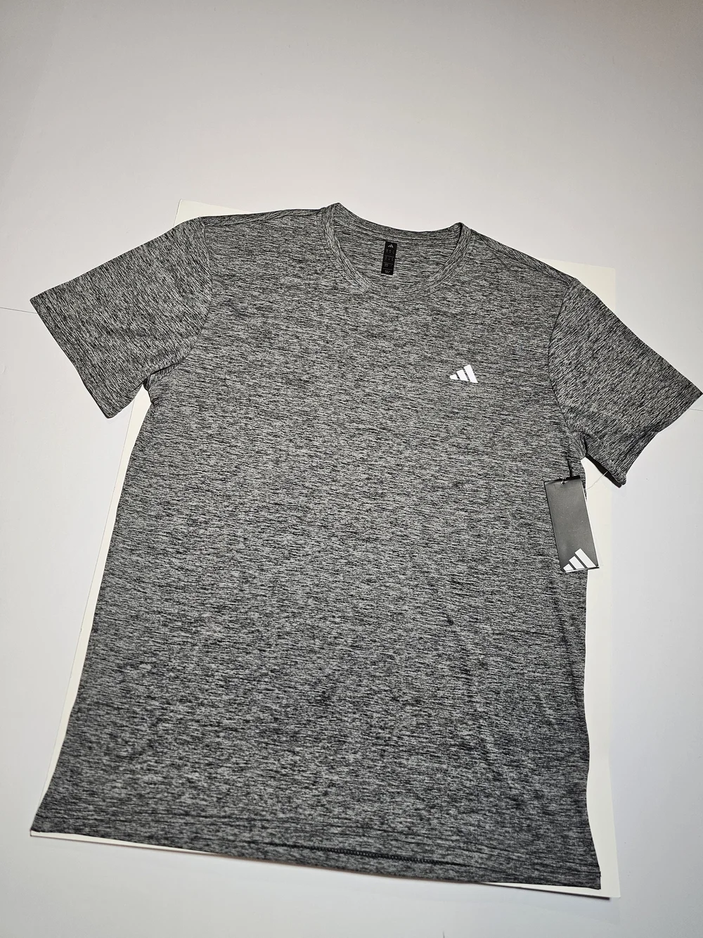 Adidas Men’s Grey Heather Performance T-Shirt